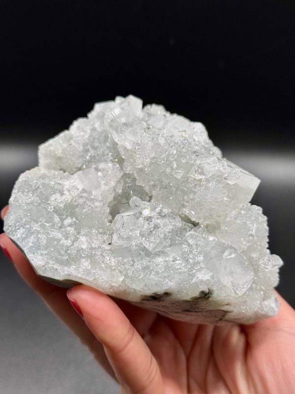 Apophyllite & Calcédoine d'Inde, N.464