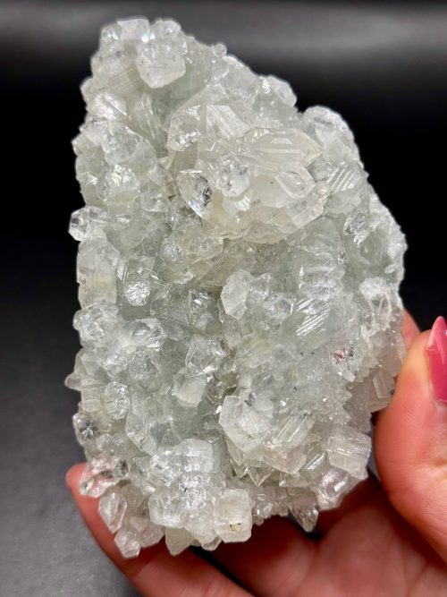 Apophyllite & Calcédoine d'Inde, N.457
