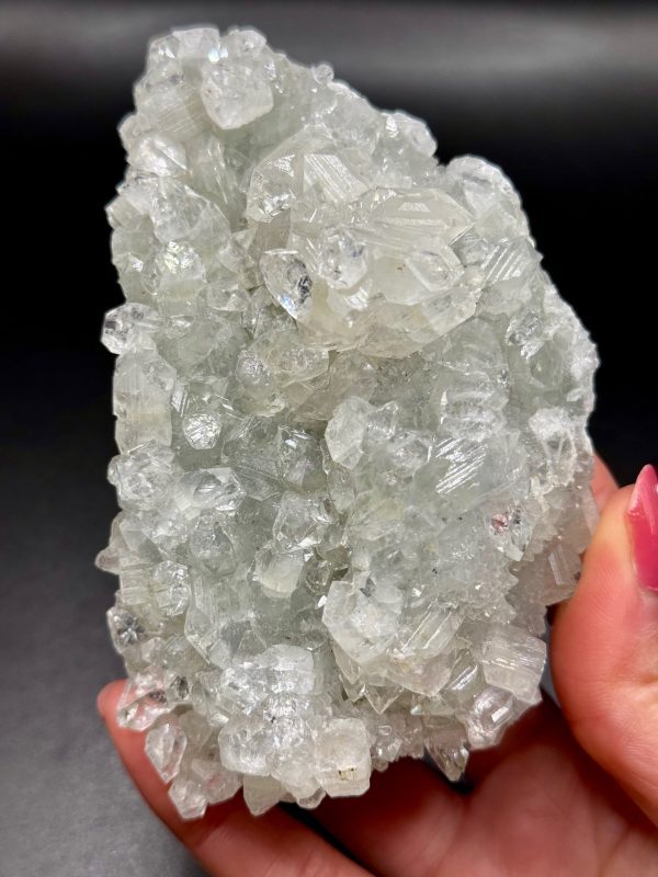 Apophyllite & Calcédoine d'Inde, N.457