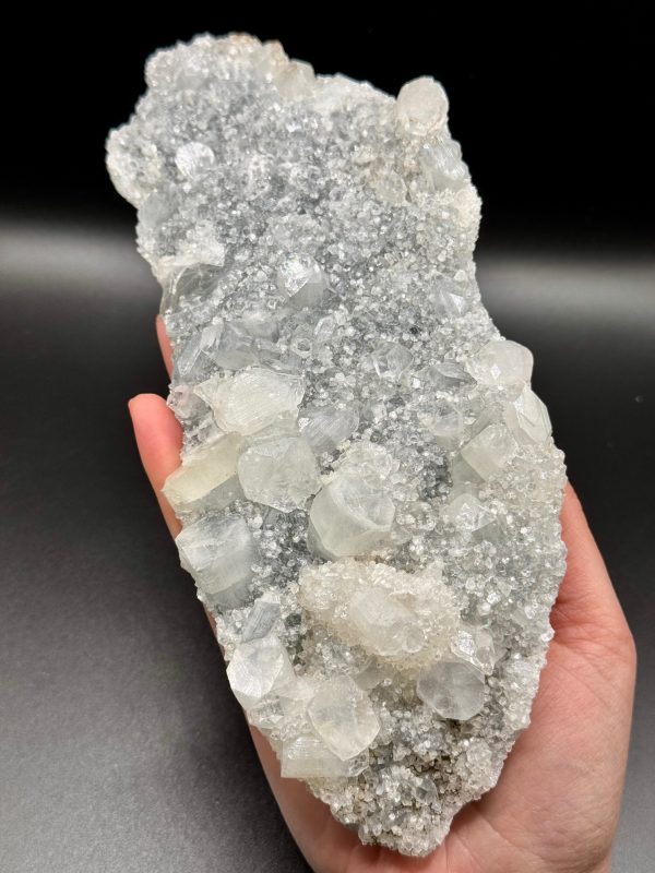 Apophyllite & Calcédoine d’Inde, N.460