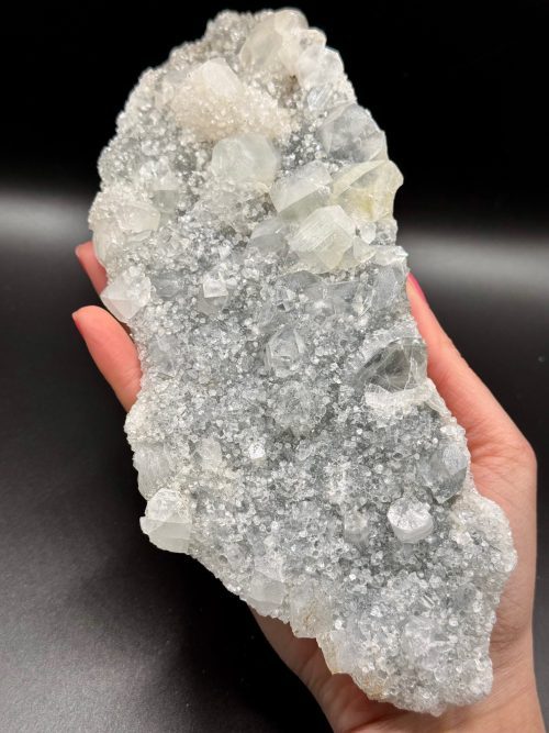 Apophyllite & Calcédoine d’Inde, N.460