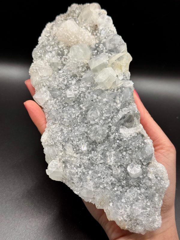 Apophyllite & Calcédoine d’Inde, N.460