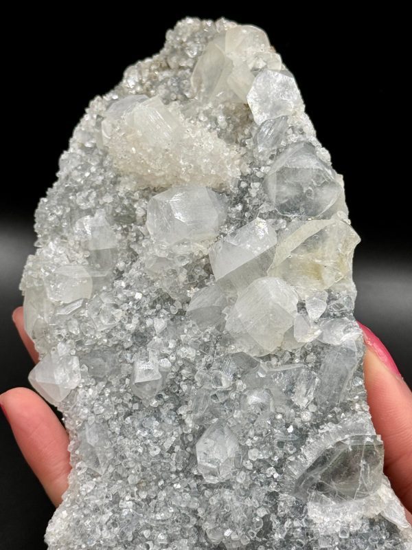 Apophyllite & Calcédoine d’Inde, N.460