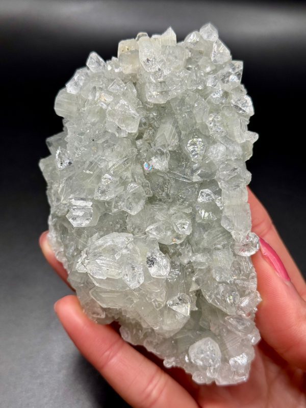 Apophyllite & Calcédoine d'Inde, N.457
