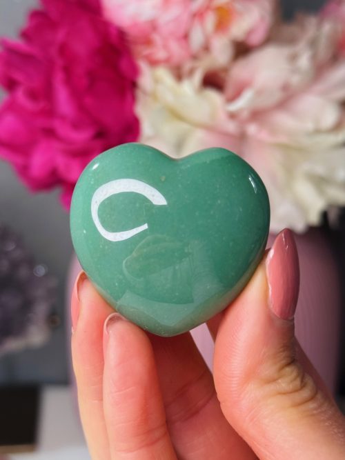 Petit cœur en Aventurine Verte, Madagascar