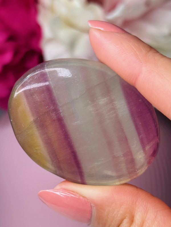 Galet en Fluorite Multicolore