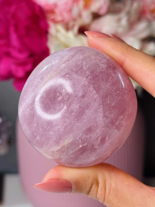 Galet en Quartz Rose, Madagascar