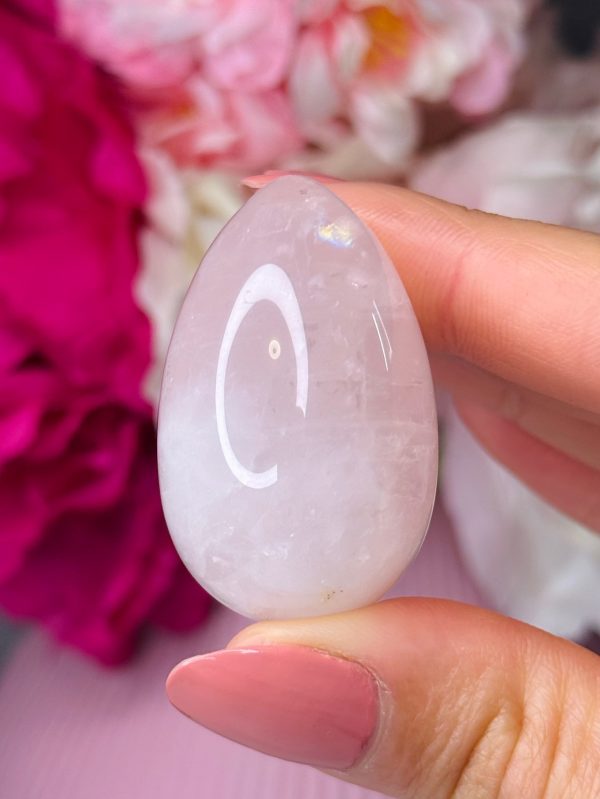 Œuf en Quartz Rose