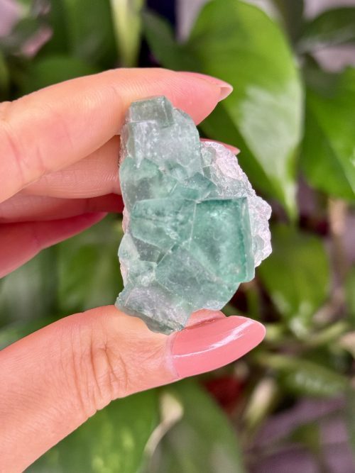 Druse Fluorite Verte brute, Madagascar, N°3