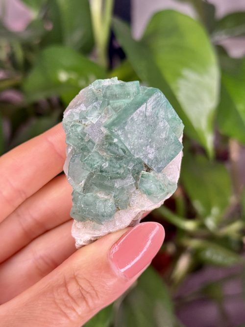 Druse Fluorite Verte brute, Madagascar, N°6