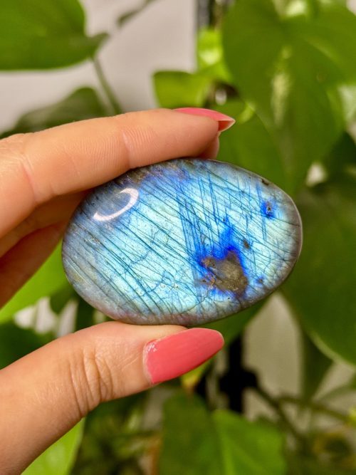 Labradorite Galet super qualité Madagascar minéraux pierres naturelles cristaux N°1 Galet en Labradorite de Madagascar, N.1